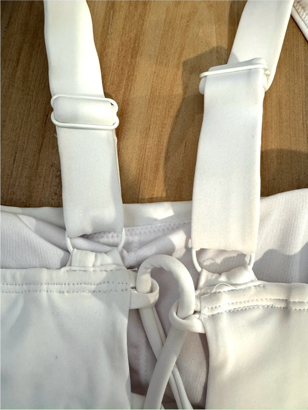 TA3 Squarey Swimsuit in White - Picture 5 of 8